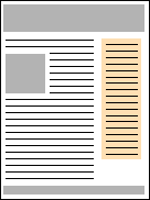 Рис. 8. Двухколонная модульная сетка