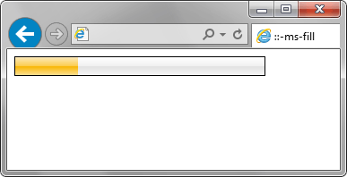 Использование ::-ms-fill