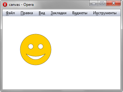 Вывод рисунка с помощью тега <canvas>